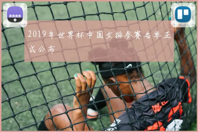 2019年世界杯中国女排参赛名单正式公布